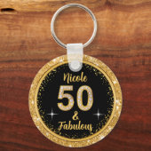 Porte-clés Commande spéciale, 50 et Fabuleux anniversaire pou (Verso)