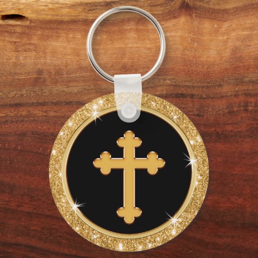 Porte-clés Commande spéciale Souvenir de croix orthodoxe (Verso)