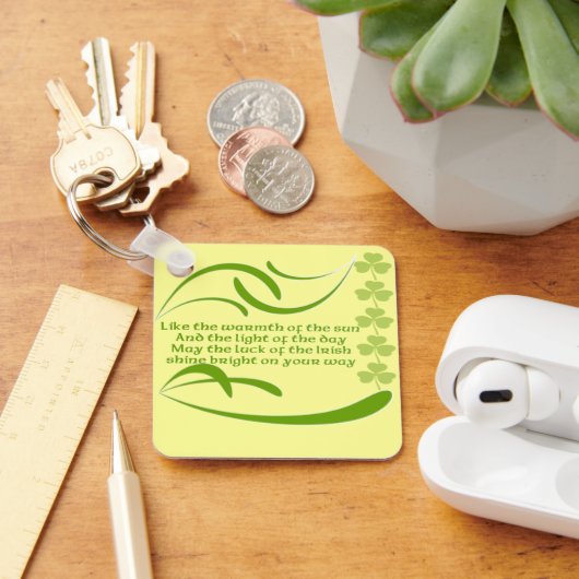 Porte-clés Comme la chaleur du soleil, la bénédiction irlanda (Bureau)