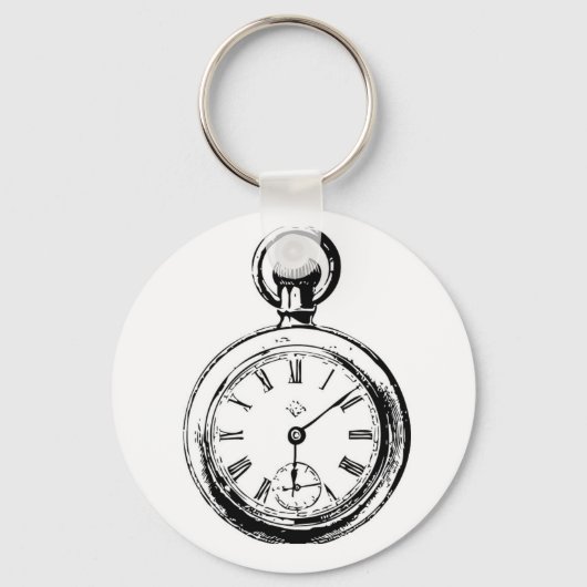 Porte-clés Comme l'illustration de montre de poche Clockwork (Recto)