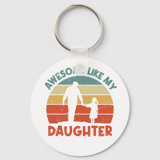 Porte-clés Comme Ma Fille (Recto)