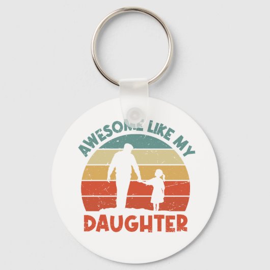 Porte-clés Comme Ma Fille (Verso)