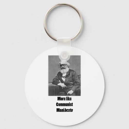 Porte-clés Comme ManiBESTO ! (Recto)