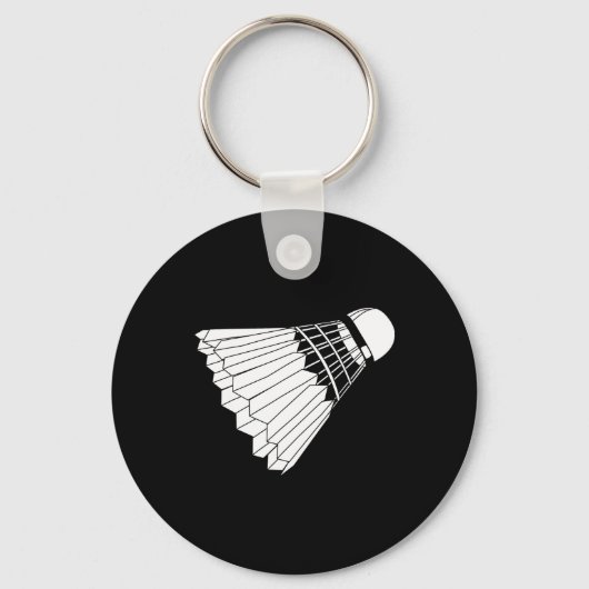 Porte-clés Comme Volant de badminton Birdie (Recto)