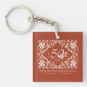Porte-clés commémoratif 50e anniversaire Rouge Rom (Devant)