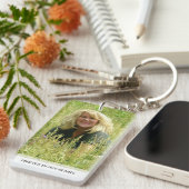 Porte-clés Commémoratif - de nuages dos dessus - ils sont où (Devant droit)