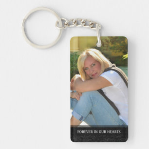 Porte-clés Commémoratif - dos de scène d'arbre - manqué