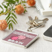 Porte-clés Commencer à utiliser votre cerveau | Drôle Concept (Côté)