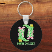 Porte-clés Comment aller Lucky Boot Jour de la Saint Patrick  (Recto)