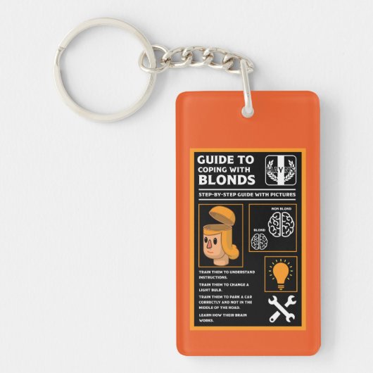 Porte-clés Comment Comprendre Les Blondes (Devant)