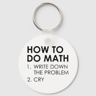 Porte-clés Comment faire maths