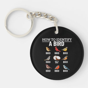 Porte-clés Comment identifier un oiseau Observation drôle d'o