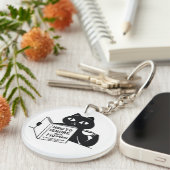 Porte-clés Comment ignorer vos gens (Devant Droit)