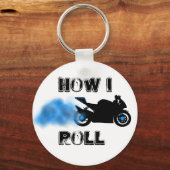 PORTE-CLÉS COMMENT JE ROULE (Recto)