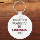 PORTE-CLÉS COMMENT LE FAIRE AU CANADA EH! (Recto)