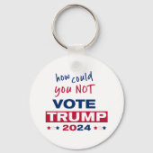 Porte-clés Comment ne pas voter TRUMP 2024 (Verso)