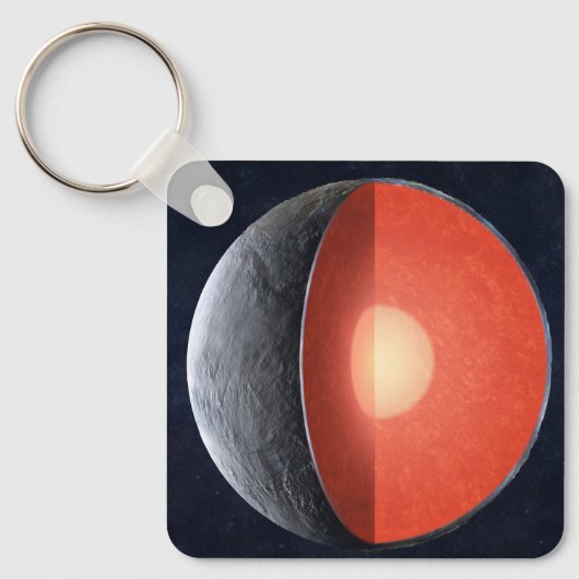 Porte-clés Comment Une Planète Rocheuse Se Forme. (Recto)