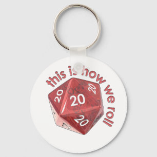 Porte-clés CommentWeRoll20s