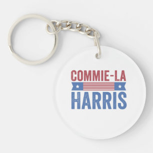 Porte-clés Commie-La Harris 2024 Funny Anti Kamala Harris