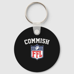 Porte-clés Commish Funny Imaginaire Football League Fl Comm