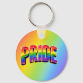 Porte-clés Communauté LGBTQIA+ Rainbow PRIDE (Recto)