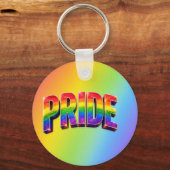 Porte-clés Communauté LGBTQIA+ Rainbow PRIDE (Recto)