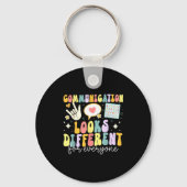 Porte-clés Communication Looks Different For Everyone Speech  (Recto)