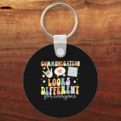 Porte-clés Communication Looks Different For Everyone Speech  (Recto)