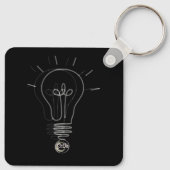 Porte-clés Commutateur De Lumière Drôle Activé Sur Le Porte - (Dos)