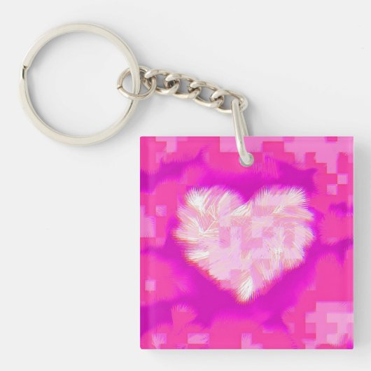 Porte-clés Compartiments Coeur minuscule (Devant)