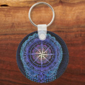 Porte-clés Compas céleste Mandala (Recto)