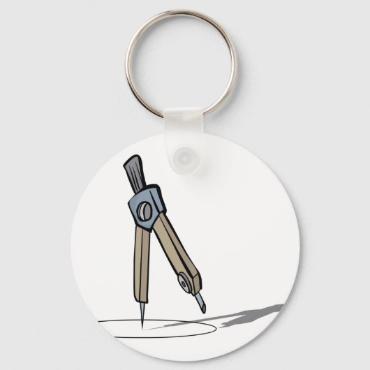 Porte-clés Compas scolaire (Verso)