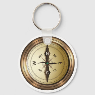 Porte-clés compass north south east wes