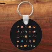 Porte-clés Compétences d'adaptation Alphabet Conseiller scola (Verso)