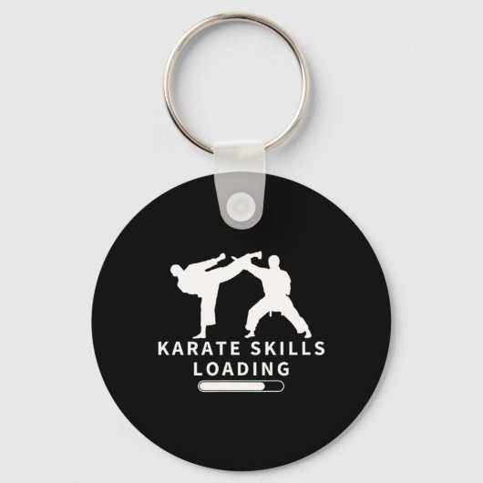 Porte-clés Compétences karaté Chargement Funny Karateka (Recto)