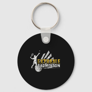 Porte-clés Compétition de jeu de badminton extrême