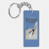 Porte-clés Complète la nation - affiche promotionnelle de ski (Devant gauche)