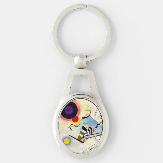 Porte-clés Composition 8 de Kandinsky (Devant)