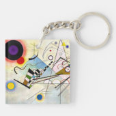 Porte-clés Composition 8 de Kandinsky (Dos)