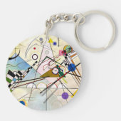 Porte-clés Composition 8 de Kandinsky (Dos)