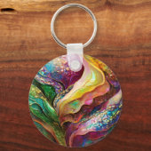 PORTE-CLÉS COMPOSITION ABSTRAITE (Recto)