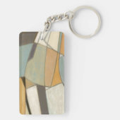 Porte-clés Composition Abstraite avec des couleurs bouchées (Dos)