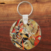Porte-clés Composition Abstraite de Kandinsky (Recto)