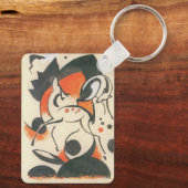 Porte-clés Composition avec deux cerfs par Franz Marc (Verso)