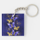Porte-clés Composition avec papillons Sapphire (Dos)