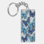 Porte-clés Composition des White and Blue Butterflies (Devant gauche)