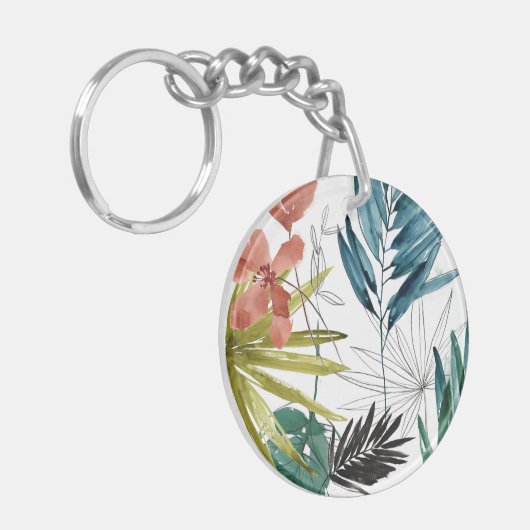 Porte-clés Composition tropicale (Devant gauche)