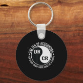 Porte-clés Comptabilité zen Major Degré Funny Comptable (Recto)