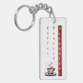 Porte-clés "Comptable à café" (Devant gauche)