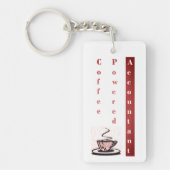 Porte-clés "Comptable à café" (Devant)